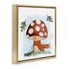 Stupell Industries Happy Mushroom in Scarf, 25" x 25" - 3 of 4
