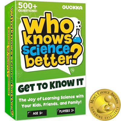 QUOKKA Fun Board Game for 8 10 Year Olds - Family Card Game for Kids Ages 6 7 and Adults - Who Knows Me Better Series - Guess Questions