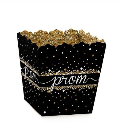 Big Dot of Happiness Prom - Party Mini Favor Boxes - Prom Night Treat Candy Boxes - Set of 12