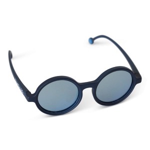 Tiny Twinkle Toddler Round Retro Polarized Flexible Sunglasses with Strap, Ages 0-48 months - 1 of 4