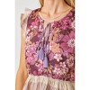 Women's Flutter Sleeve Peplum Top - mystree - 4 of 4