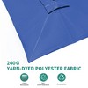 Cantilever Patio Umbrella 10x10ft Large Rectangle Umbrella Outdoor Market Umbrellas 360 Rotation Offset Hanging Outdoor Shade - 3 of 4