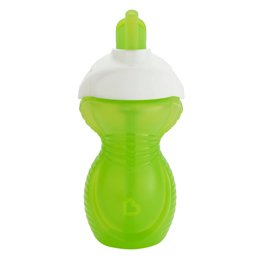 Photos - Baby Bottle / Sippy Cup Munchkin Click Lock Flip Straw Cup - Green - 9oz 