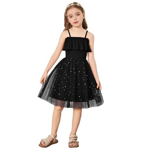 strapless open back dress Daisy Baby Girl Tulle Dress for Special Occasion, Toddler Fairy Prince –  AmimamiDoll main image 1