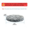 Unique Bargains Round Felt Self-stick Non-slip Anti-scratch Furniture Pads 40 Pcs - 2 of 4
