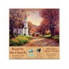 Sunsout Road by the Church 500 pc   Jigsaw Puzzle 62809 - 3 of 4