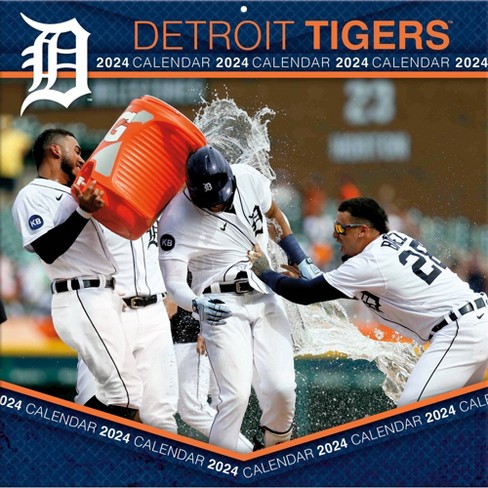 Mlb Detroit Tigers 12x 12 2024 Wall Calendar : Target