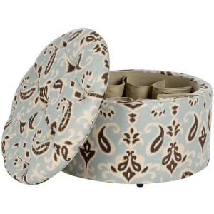 Tanisha Shoe Storage Ottoman - MCR1005 - Safavieh - 1 of 4