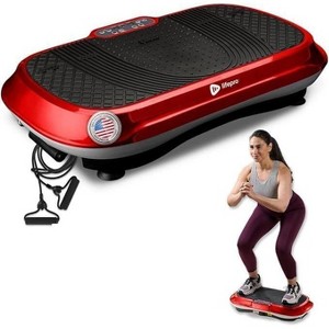 Lifepro Waver Vibration Plate Exercise Machine - Whole Body Workout Platform with Loop Bands for Home Training and Weight Loss - 1 of 4