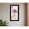 HomeRoots Be A Flamingo Black Framed Print Wall Art - 2 of 3