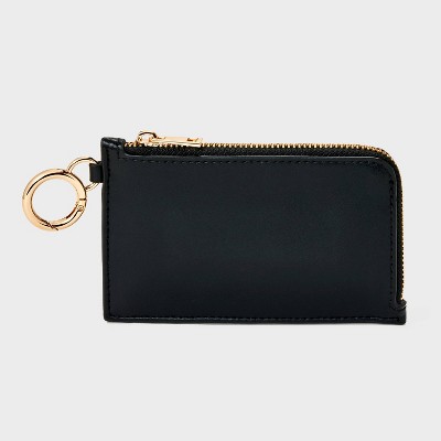 L-zip Card Case - A New Day™ Black : Target