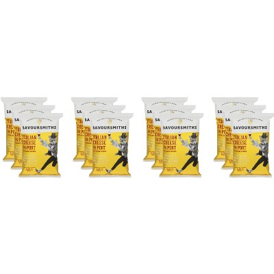 Savoursmiths Italian Cheese and Port Potato Chips - Case of 12 - 5.29 oz