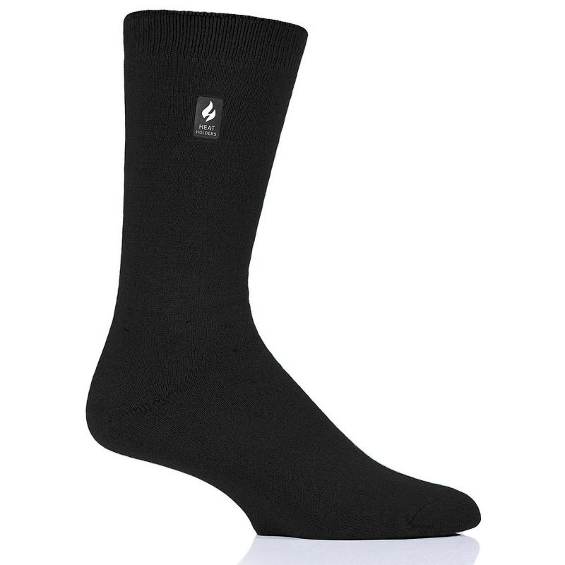 Heat Holders® Men's ULTRA LITE™ Socks | Thermal Yarn | Lightweight Winter Socks Tight Fit Shoes | Warm + Soft, Hiking, Cabin, Cozy at Home Socks | 3X Warmer Than Cotton, 1 of 3