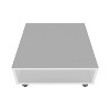 Avondale Coffee Table in Melamine with Open Storage, white - 3 of 4