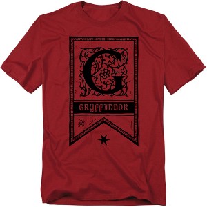 Harry Potter Gryffindor Banner Adult T-Shirt - 1 of 4