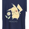 Women's - Pokémon - Pikachu Flowers Short Sleeve Graphic T-Shirt - 2 of 4