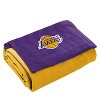 NBA Los Angeles Lakers Hexagon Stripe Picnic Blanket - 3 of 3