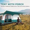 Tangkula 10-Person Camping Tent with Porch Large Family Cabin Tent w/ 2 Rooms 2 Doors - 4 of 4