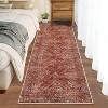 Washable Runner Rug 2x6 Runner Modern Non Slip Kitchen Rugs Geometric - 2 of 4