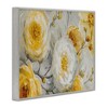 Stupell Industries Layered Flower Blossoms Yellow Framed Giclee Art - 2 of 4