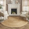 Nourison Farmhouse Handwoven Natural Jute Area Rug - 4 of 4