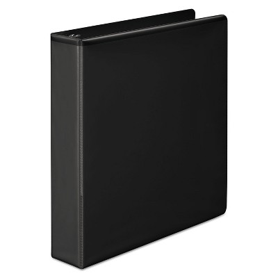 Wilson Jones Basic D-Ring View Binder 1 1/2" Cap Black 38634B