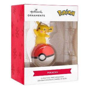 Pokémon Pikachu on Poké Ball Hallmark Ornament - 1 of 3
