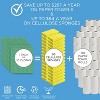 LOLA Swedish Dishcloths 20 Pk Biodegradable Reusable Paper Towels Absorbent Cellulose Kitchen Sponge Cloths Zero Waste Odor Free, Made in Germany - 4 of 4