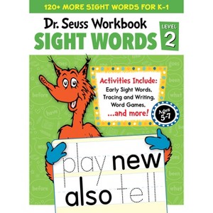 Dr. Seuss Sight Words Level 2 Workbook - (Dr. Seuss Workbooks) by  Dr Seuss (Paperback) - 1 of 1