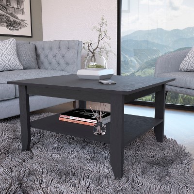 Vynxaria Timeless Classic Coffee Table - Spacious Two-Tiered Design