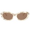Dolce & Gabbana DG 4519 346173 Womens Oval Sunglasses Pearl Havana Cream 54mm - 2 of 3