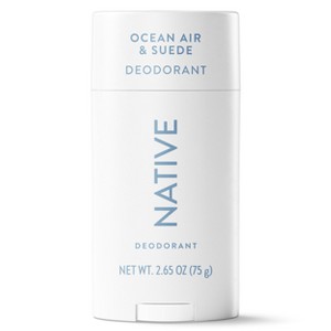 Native Deodorant Ocean Air & Suede - 2.65oz: Aluminum-Free, Vegan