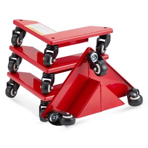 Furniture Movers, Moving Dolly - 4 Pack Heavy Duty 1380 LBS Each, 4 Wheel Cart with 2'' PU Rollers for Desks, Cabinets, Safes - 1 of 4