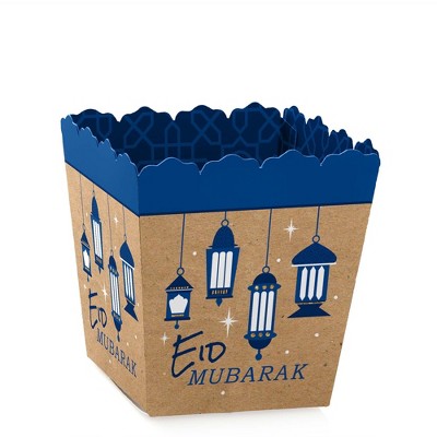 Big Dot of Happiness Ramadan - Party Mini Favor Boxes - Eid Mubarak Treat Candy Boxes - Set of 12