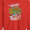 Boys' - Teenage Mutant Ninja Turtles - What Rules Long Sleeve Graphic T-Shirt - 2 of 4