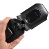 Nakedcellphone Vegan Leather Fitted Case with Clip for Kyocera DuraXV Extreme, DuraXE Epic - Black - 3 of 4