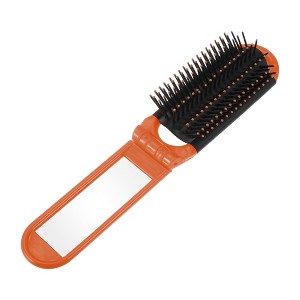 Unique Bargains Foldable Mirror Hair Brush 1 Pc - 1 of 4