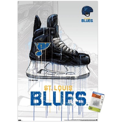 Trends International NHL St. Louis Blues - Drip Skate 21 Unframed Wall Poster Prints