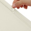 Unique Bargains Pencil Case Canvas Large Capacity Stationery Pen Bag for Office - 3 of 4