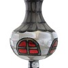 Morawski 17 Inch Black Gargoyle Tree Topper Glass Glitter Finial 19551Halloween 17.0 Inch Black Gargoyle Tree Topper Halloween Finial After Life Tree - 4 of 4