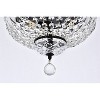 Elegant Lighting Tranquil 14 inch black flush mount - 4 of 4