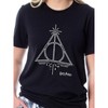 Harry Potter Womens' Deathly Hallows Wizarding World Sleep Pajama Set Multicolored - 2 of 3