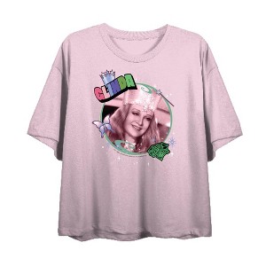 Wizard Of Oz Glinda
 Women's Crew Neck Short Sleeve Crop Tee - 1 of 2