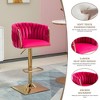 MOONMISS Vintage Bar Stools with Back and Footrest Counter Height Dining Chairs 2PC - 3 of 4