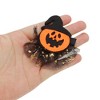 Unique Bargains Fashion Halloween Duckbill Clip Pumpkin Hair Clip Black Orange 1 Pc - 2 of 4