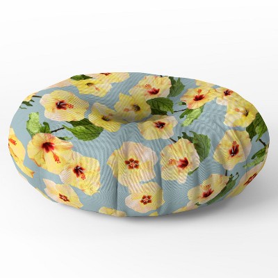 Emanuela Carratoni Hawaiin Style Round Floor Pillow - Deny Desings