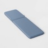 78"x22" Outdoor Chaise Lounge Cushion Quilted Blue - Room Essentials™ - 4 of 4