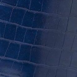 navy croco