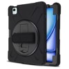 MyBat Rotatable Stand Protector Cover (with Wristband) for Apple iPad Air 11 (2024) / iPad Air 11 (2025) - Black / Black Black - 2 of 3