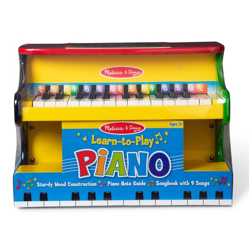 Melissa &#38; Doug Learn-To-Play Piano With 25 Keys and Color-Coded Songbook, 4 of 17